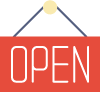 Open Sign Vector